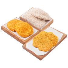 Boeren gehaktschnitzel,
gehakt cordon bleu
of satéschnitzel